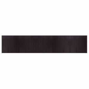 vidaXL négyszögletű sötétbarna bambusz szőnyeg 100 x 500 cm kép