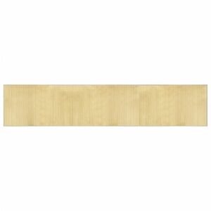vidaXL négyszögletű világos természetes bambusz szőnyeg 60 x 300 cm kép