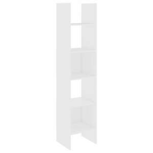 vidaXL fehér szerelt fa könyvszekrény 40 x 35 x 180 cm kép