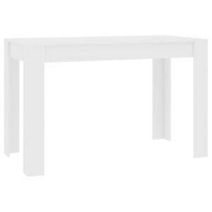 vidaXL fehér szerelt fa étkezőasztal 120 x 60 x 76 cm kép