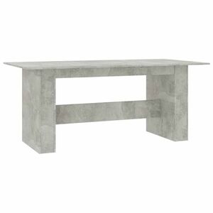 vidaXL betonszürke szerelt fa étkezőasztal 180 x 90 x 76 cm kép