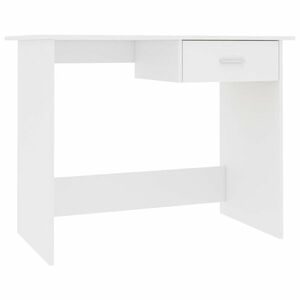 vidaXL fehér szerelt fa íróasztal 100 x 50 x 76 cm kép