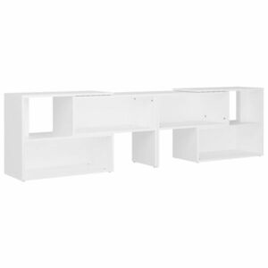 vidaXL fehér szerelt fa TV-szekrény 149 x 30 x 52 cm kép