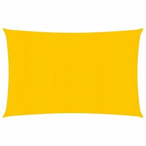 vidaXL sárga négyszögletű HDPE napvitorla 160 g/m² 2x3 m kép