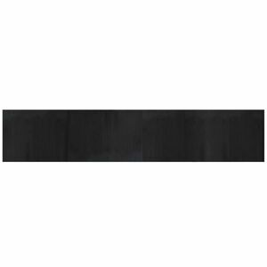 vidaXL négyszögletű fekete bambusz szőnyeg 80 x 400 cm kép