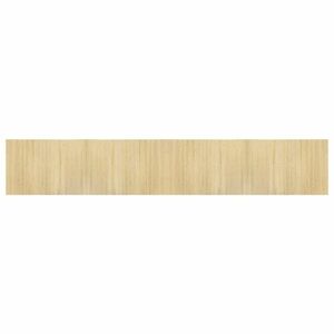 vidaXL négyszögletű világos természetes bambusz szőnyeg 70 x 400 cm kép