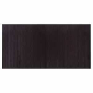 vidaXL négyszögletű sötétbarna bambusz szőnyeg 100 x 200 cm kép
