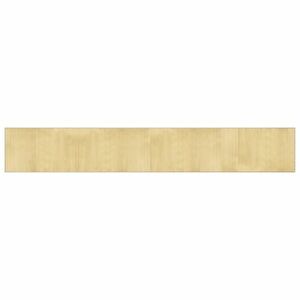 vidaXL négyszögletű világos természetes bambusz szőnyeg 60 x 400 cm kép