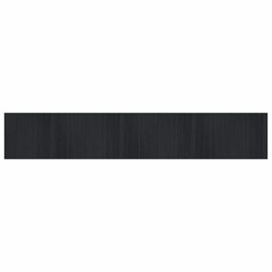 vidaXL négyszögletű fekete bambusz szőnyeg 70 x 400 cm kép