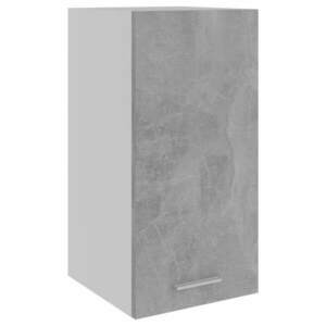 vidaXL betonszürke szerelt fa függő szekrény 29, 5 x 31 x 60 cm kép