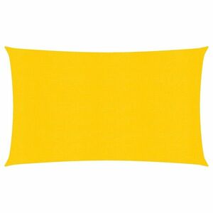 vidaXL sárga HDPE napvitorla 160 g/m² 2, 5 x 5 m kép