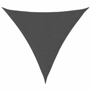 vidaXL antracitszürke háromszög alakú oxford-szövet napvitorla 6x6x6 m kép