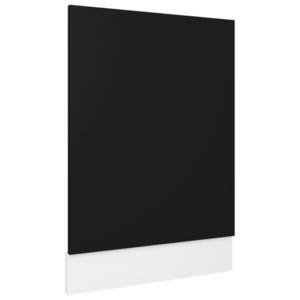 vidaXL fekete forgácslap mosogatógép-panel 45 x 3 x 67 cm kép