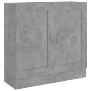 vidaXL betonszürke szerelt fa könyvszekrény 82, 5 x 30, 5 x 80 cm kép