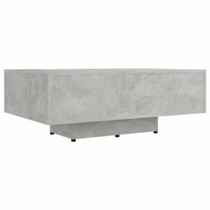 vidaXL betonszürke szerelt fa dohányzóasztal 85 x 55 x 31 cm kép