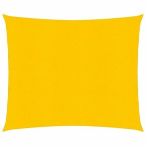 vidaXL sárga négyzet alakú HDPE napvitorla 160 g/m² 4x4 m kép