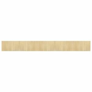vidaXL négyszögletű világos természetes bambusz szőnyeg 60 x 500 cm kép