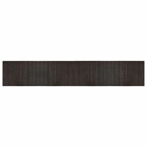 vidaXL négyszögletű sötétbarna bambusz szőnyeg 70 x 400 cm kép