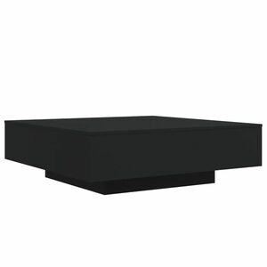 vidaXL fekete szerelt fa dohányzóasztal 100 x 100 x 31 cm kép
