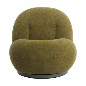 Zöld buklé fotel Gumaca – Light & Living kép