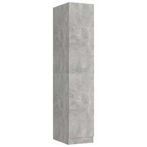 vidaXL betonszürke forgácslap patikaszekrény 30 x 42, 5 x 150 cm kép