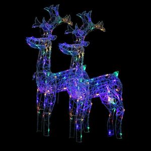 Világító karácsonyi rénszarvas - világító dísz kép