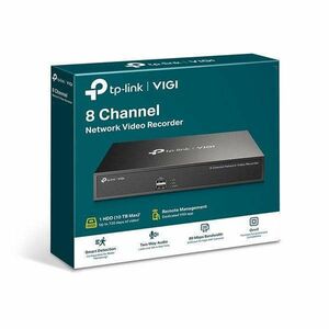 TP-Link VIGI NVR1008H VIGI 8 Channel Network Video Recorder kép