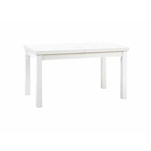 Asztal Houston 897, Fehér, 79x80x140cm, Hosszabbíthatóság, Közepes sűrűségű farostlemez kép
