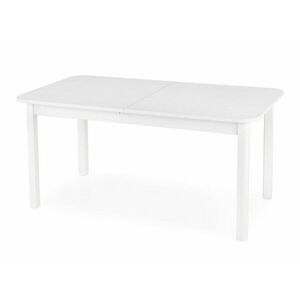 Asztal Houston 1367, Fehér, 78x90x160cm, Hosszabbíthatóság, Laminált forgácslap, Közepes sűrűségű farostlemez kép