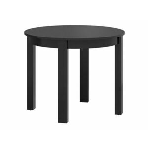 Asztal Boston 314, Fekete, 76cm, Hosszabbíthatóság, Laminált forgácslap kép