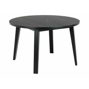 Asztal Oakland C108, Fekete, 75cm, Természetes fa furnér, Laminált forgácslap, Váz anyaga kép