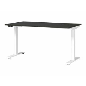 Állítható magasságú íróasztal Sacramento 415, Állítható magasság, Elektromos, 72.1x140x80cm, Fehér, Grafit kép