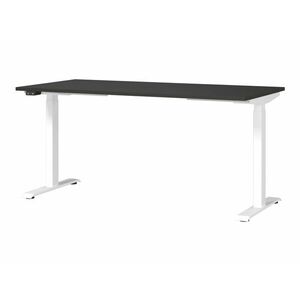 Állítható magasságú íróasztal Sacramento 416, Elektromos, Állítható magasság, 72.1x160x80cm, Grafit, Fehér kép