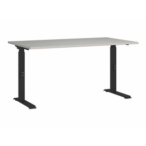 Állítható magasságú íróasztal Sacramento 419, Állítható magasság, 67.7x140x80cm, Fekete, Világosszürke kép