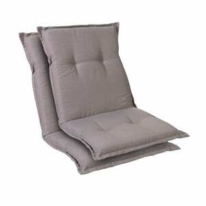 Blumfeldt Prato, üléspárna, üléspárna székre, alacsony háttámla, kerti székre, poliészter, 50 x 100 x 8 cm, 2 x huzat kép