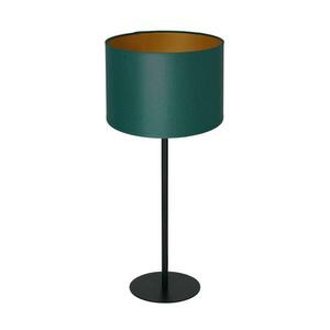 Asztali lámpa ARDEN 1xE27/60W/230V átm. 25 cm zöld/arany kép