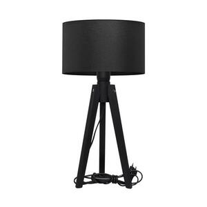 Asztali lámpa ALBA 1xE27/60W/230V fekete/fenyő kép