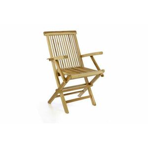 Összecsukható fa kerti szék kép