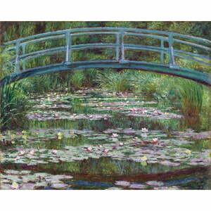 Claude Monet festmény másolat - The Japanese Footbridge, 50 x 40 cm kép