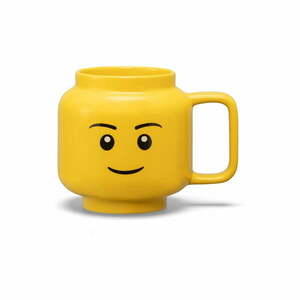 Sárga kerámia gyerek bögre 530 ml Head – LEGO® kép