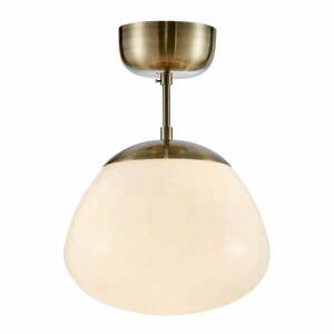 Fehér-bronzszínű mennyezeti lámpa üveg búrával ø 25 cm Rise – Markslöjd kép