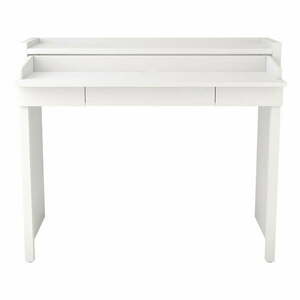 Mel íróasztal fehér asztallappal 36x110 cm - Woodman kép
