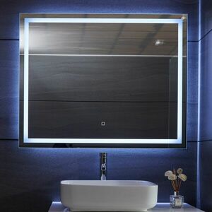 AQUAMARIN Fürdőszobatükör LED 25 W 120 x 80 cm kép