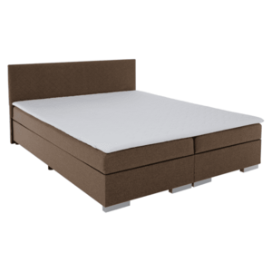 Boxspring ágy, barna, 160x200, ADARA kép