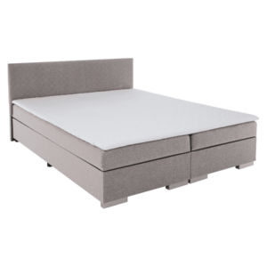 Boxspring ágy, szürkésbarna Taupe, 140x200, ADARA kép