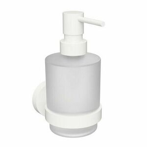 Sapho XR103W X-Round White szappanadagoló 200 ml, tejes üveg/fehér kép