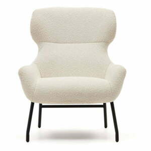 Krémszínű buklé fotel Belina – Kave Home kép
