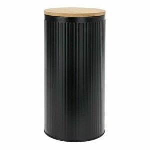 Black fémdoboz bambuszfedéllel 1, 6 l, átmérő10, 8 cm kép