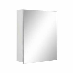 Wisla fehér fali fürdőszobai szekrény tükörrel, 60 x 70 cm - Støraa kép