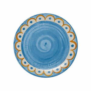 Világoskék porcelán tányér készlet 6 db-os ø 27 cm Tangeri blue – Villa Altachiara kép